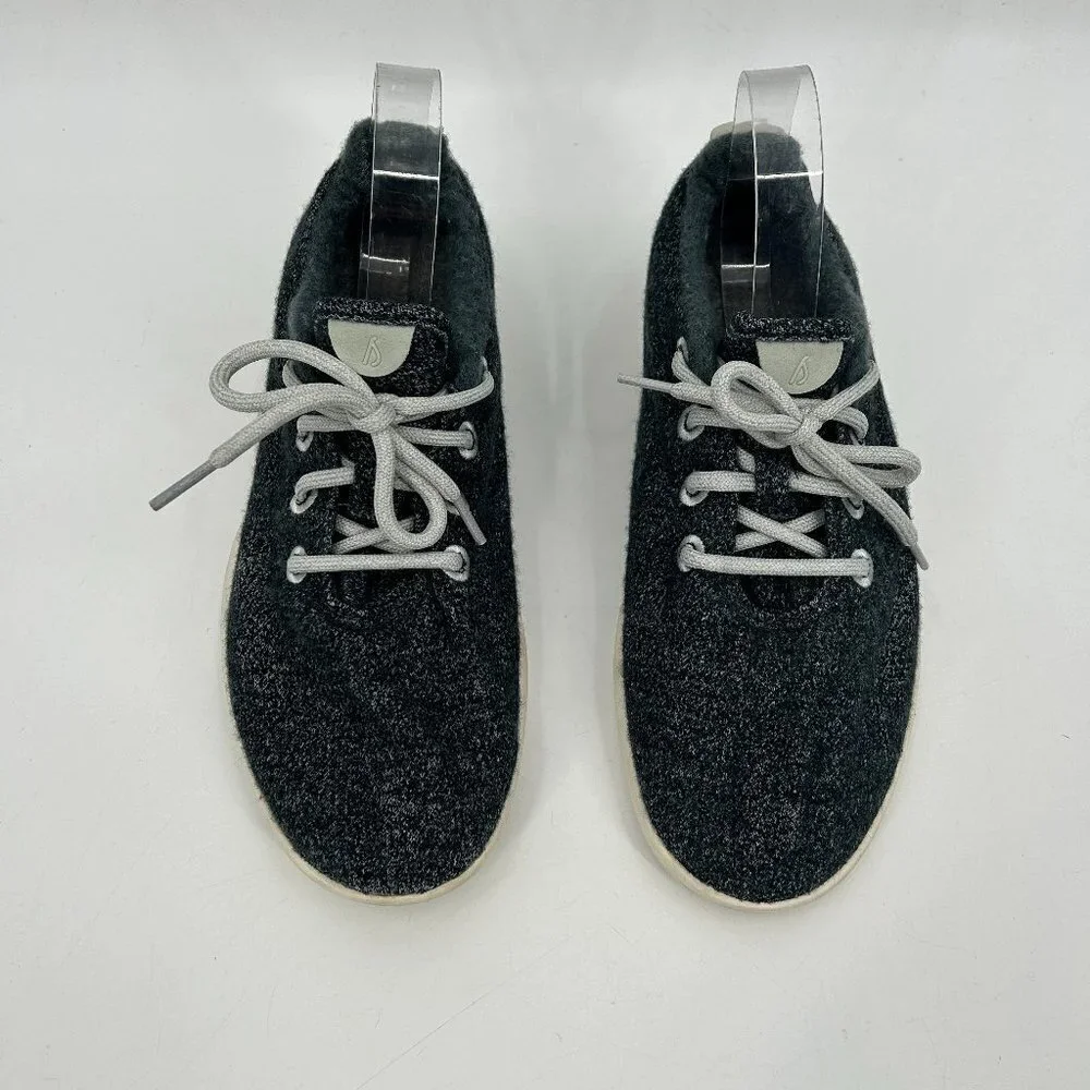ALLBIRDS Women's Gray Wool Washable Lace Up Running Sneakers Shoes Size 9